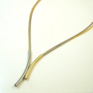 Edelstahlschmuck Collier CZC130080592d